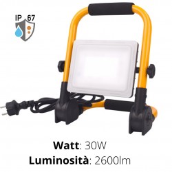 PROIETTORE DA CANTIERE LED 30W