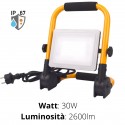 PROIETTORE DA CANTIERE LED 30W