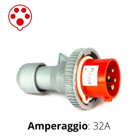 MOLTIPLICATORE INDUSTRIALE 3 USCITE 2P+T 22OV IP44